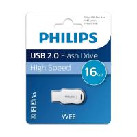 Флешка USB 16 Гб Philips WEE 2.0, USB2.0, белый