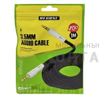 Кабель AUX RECRSI AUX-09 чёрный Кабель AUX RECRSI AUX-09 чёрный