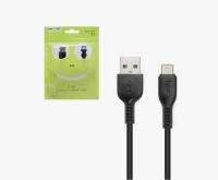 Кабель USB to Type-C HOCO X13 Easy, 1m, 2.4A,  черный
