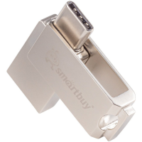 USB  8GB  Smart Buy  MC25  (Type-C / Type-A)  металл