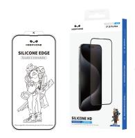 Стекло защитное KEEPHONE SILICONE EDGE HD, iPhone 18 Pro/17 Pro