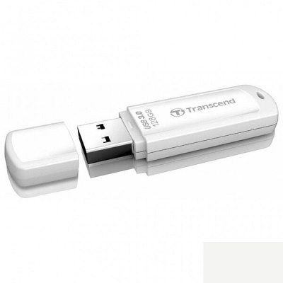 Флешка USB3.0 128 Гб Transcend  JetFlash 730  белый